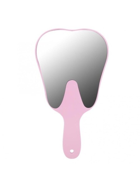 Handspiegel Tandvorm Roze (zonder logo)