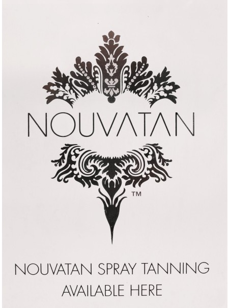 Nouvatan raamsticker goud – 15 × 25 cm