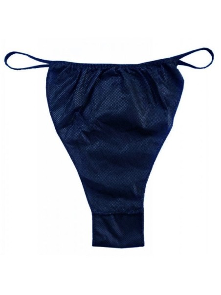 Wegwerp strings donkerblauw – 1, 10 of 100 stuks