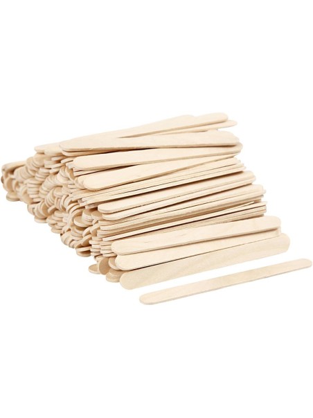 Houten wax hars spatels Medium 100 stuks