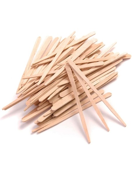 Houten spatels Mini met punt (100 st.)