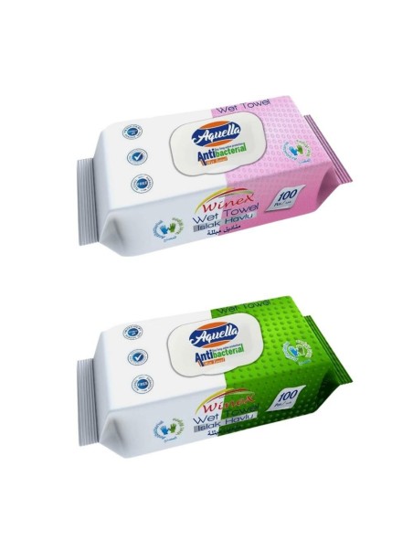 Hygiënische antibacteriële doekjes / wipes 100st.