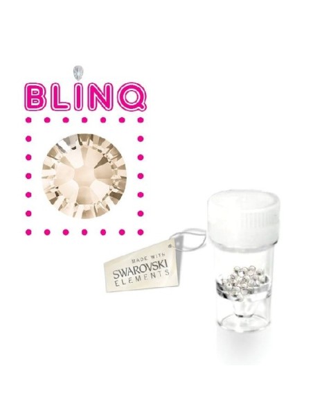 Swarovski® tandkristallen Light Silk / Lichtzijde – 25 stuks