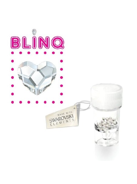 Swarovski® tandkristallen hart Helder – 5 stuks