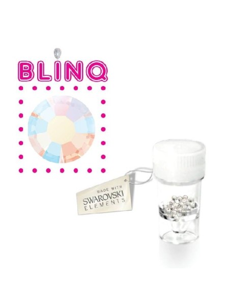 Swarovski® tandkristallen Golden Aurora M – 25 stuks