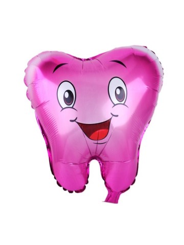 Bestel onze helium ballonen in de vorm van tand of kies. Feestje in de tandartspraktijk?