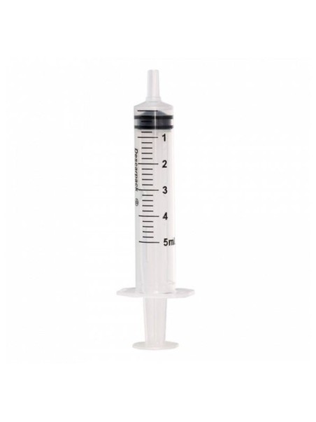 Spuiten 5ml. Luer-lock 3-delig 100st.
