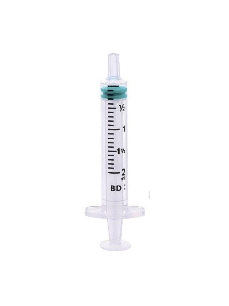 Spuiten 2ml Luer-lock 3-delig 100st.