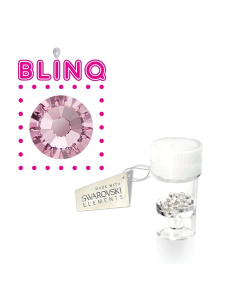 Swarovski® tandkristallen Lichtroze – 25 stuks