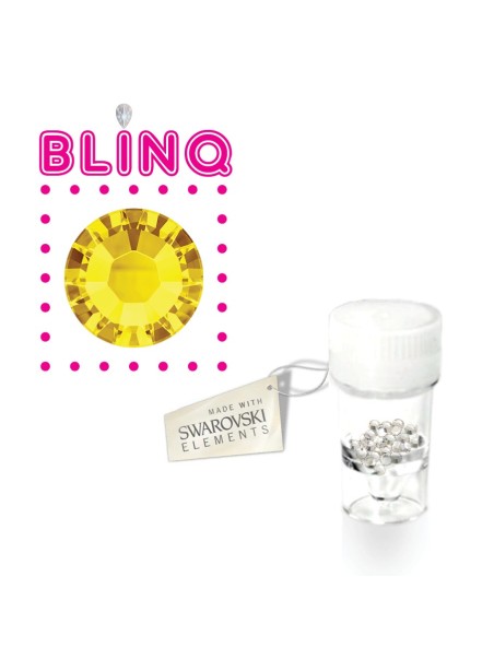 Swarovski® tandkristallen Lemon Juice M – 25 stuks