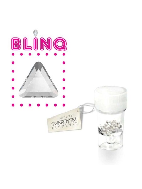 Swarovski® tandkristallen driehoek Helder – 5 stuks