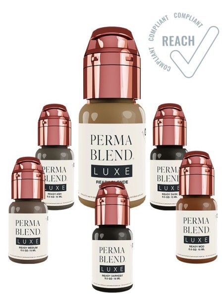 Perma Blend Luxe Ready Set GO pigmentset – 6 × 15 ml
