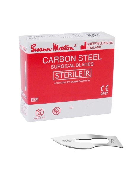 Swann-Morton mesjes nr. 23 - 100 stuks steriel