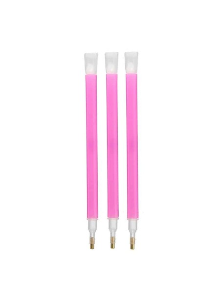 Tandkristallen pick up tool roze