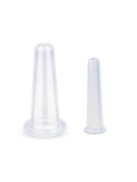 Siliconen facial cupping set – 2 cups