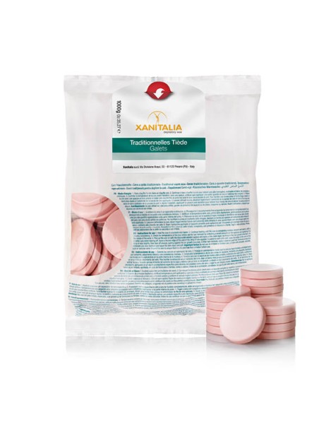 Hars Schijven - Xanitalia Elastische Filmwax Discs Roze – Titanium Hardwax zonder Strips 1000 g
