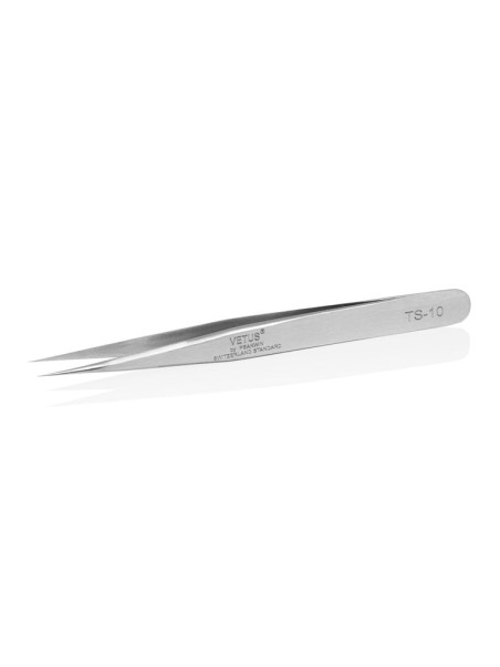 Vetus Wimperpincet Recht Zilver TS-10