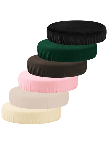 Hoes voor tabouret / kruk fluweel / velours