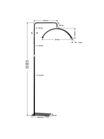 Verlichting voor wimperextensions / lashextensions Glow Moon Staand