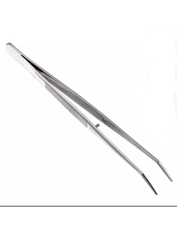 Pincet Gebogen 15.8cm RVS