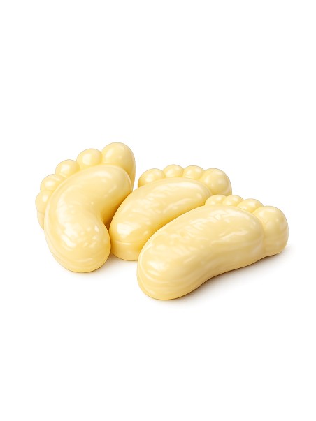 Zeepvoetje Geel – Gastenzeep in Voetvorm – 22 gram